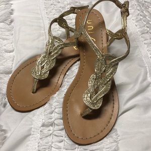 Gold Sandals